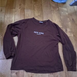 Zara Chocolate Brown Top